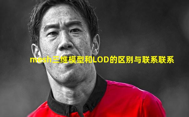 mesh三维模型和LOD的区别与联系联系