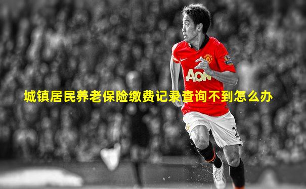 城镇居民养老保险缴费记录查询不到怎么办
