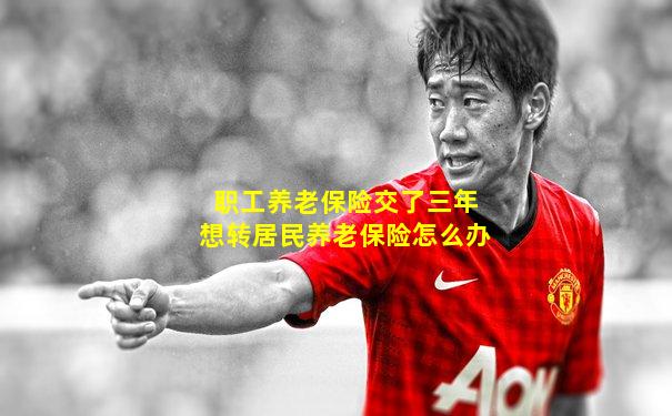 职工养老保险交了三年想转居民养老保险怎么办