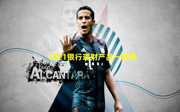 2021银行理财产品一览表