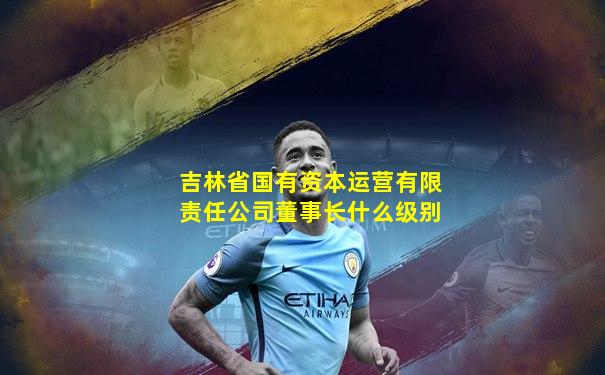 吉林省国有资本运营有限责任公司董事长什么级别
