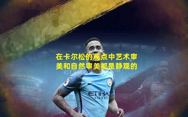 在卡尔松的观点中艺术审美和自然审美都是静观的