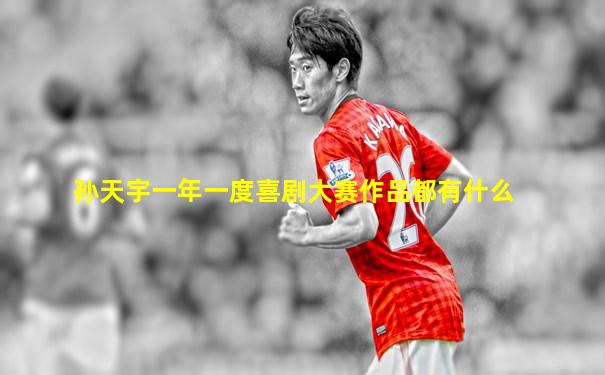 孙天宇一年一度喜剧大赛作品都有什么